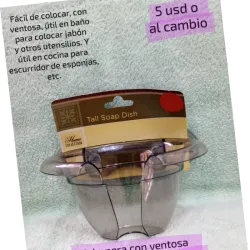 Jabonera con ventosa