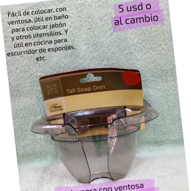 Jabonera con ventosa