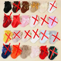 Medias Shein con lazos de bebés