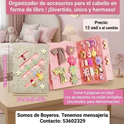 Organizador para accesorios del cabello