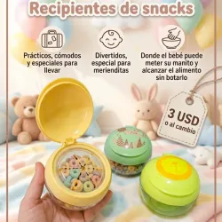Recipientes de snack de bebés