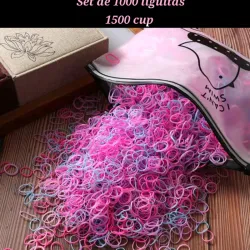 Set de 1000 liguitas para el cabello