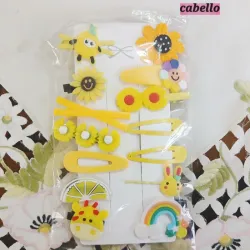 Set de 14 hebillitas Shein