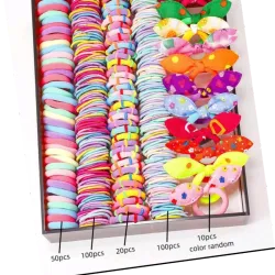 Set de 280 piezas de accesorios para el cabello de las nenas