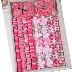 Set de 490 piezas de accesorios varios para el pelo de las princesas