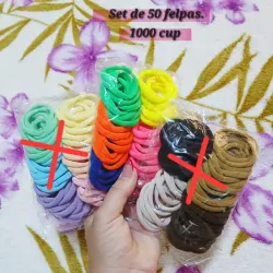 Set de 50 felpas para el cabello