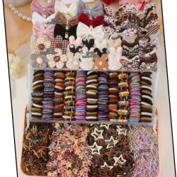 Set de 840 piezas de accesorios para el cabello