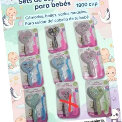 Set de cepillo y peine de bebés