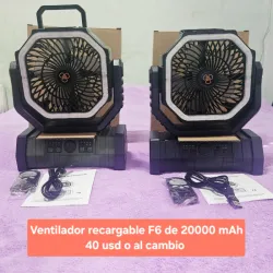 Ventilador recargable F6