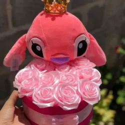 Buquett con peluche de Stich 