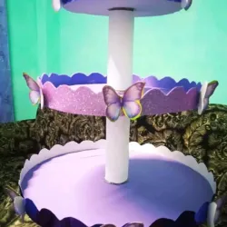 Portacupke de 3 pisos