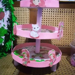 Portacupke de 3 pisos