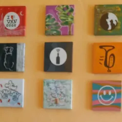 Cuadros de lienzo pintados 