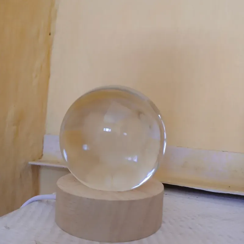 Lámpara de esfera de cristal