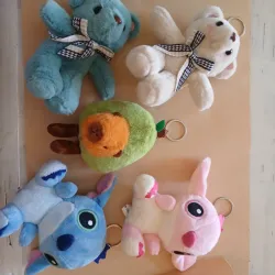 Peluches llaveros pequeños 