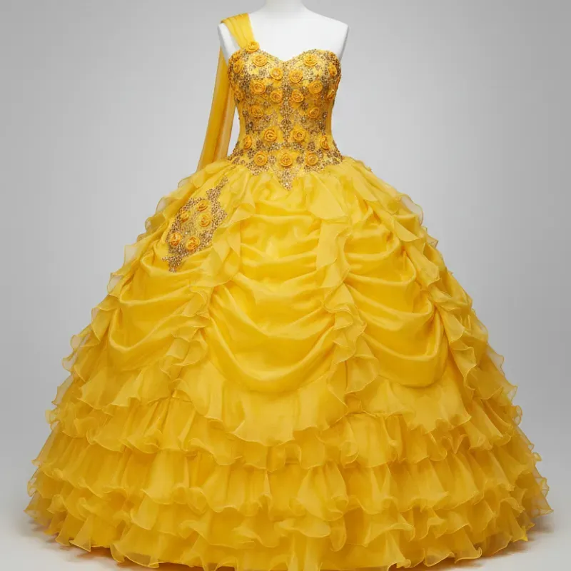 TRAJES COLOR AMARILLOS