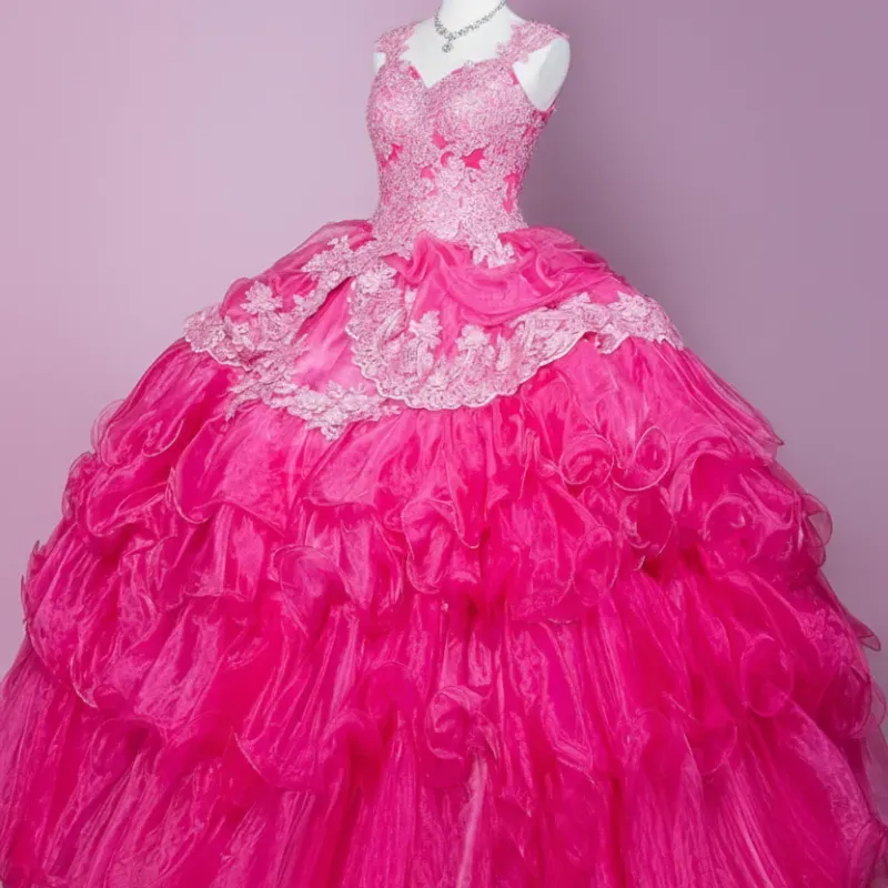 TRAJES COLOR ROSADOS