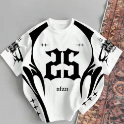 Pullover blanco de fuego