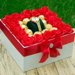 Caja de rosas