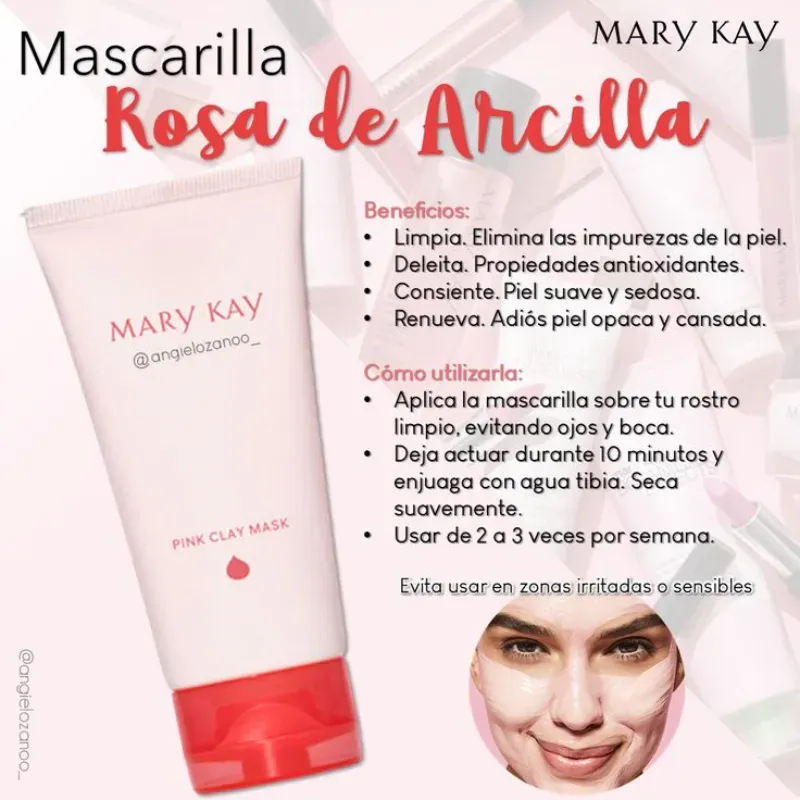 MASCARILLA ROSA DE ARCILLA