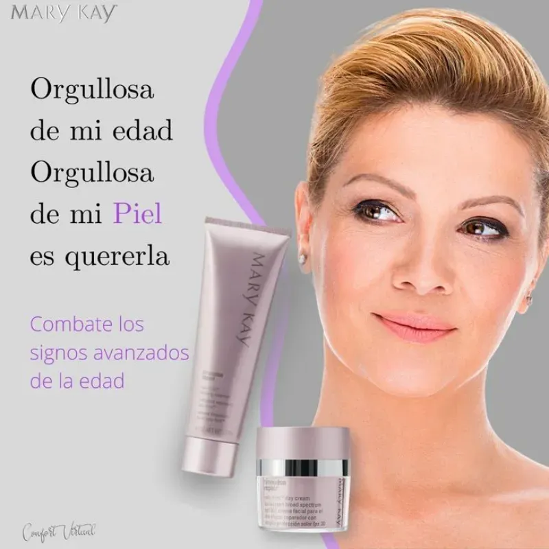 Set espuma limpiadora facial + crema facial para el día efecto reparador fps 30