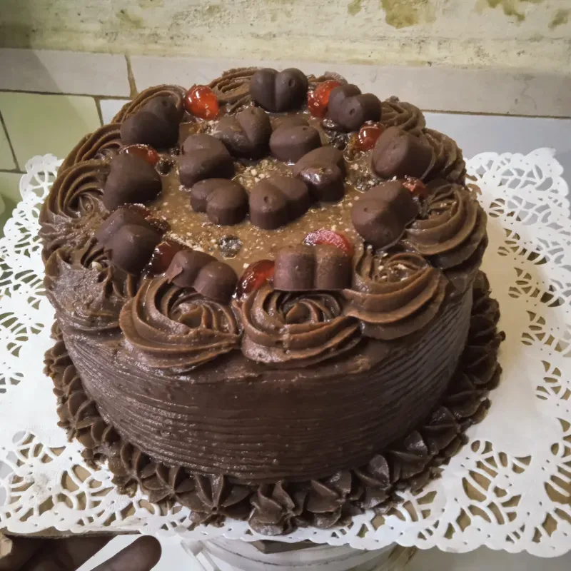 Cake de crema pastelera 