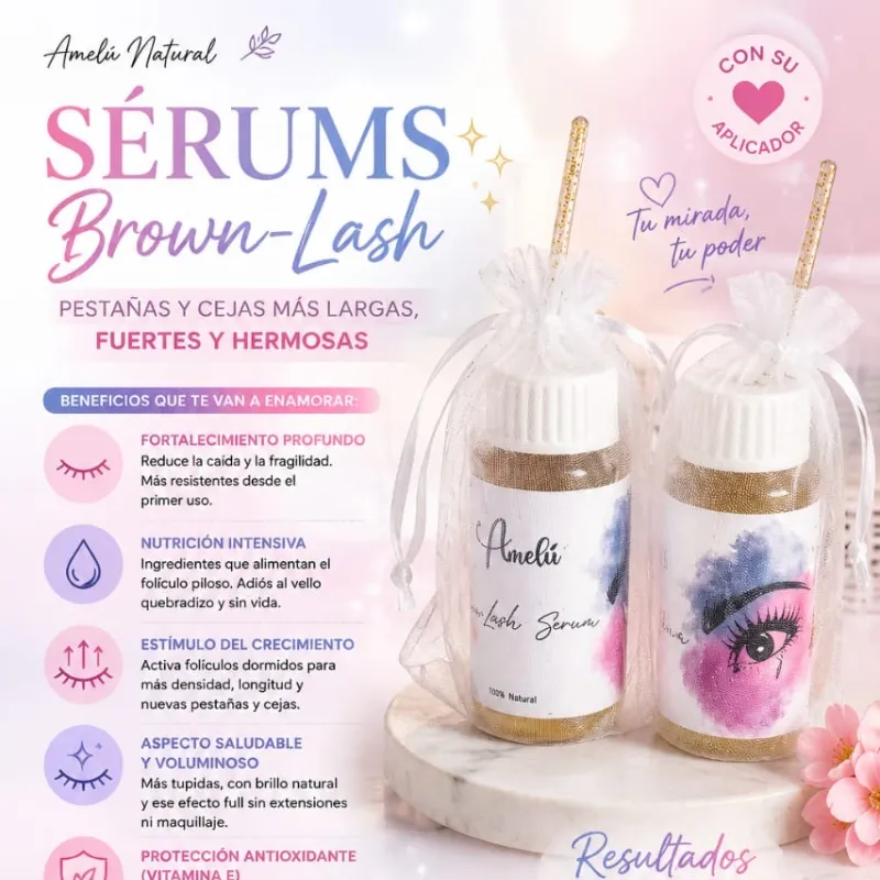 Brown Lash Serum cejas y pestañas 🤩