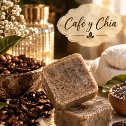 Jabón De Café & semillas de Chía  ( Exfoliante)