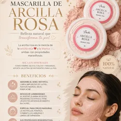 Mascarilla arcilla rosa 