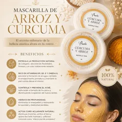 Mascarilla Cúrcuma Y Arroz 
