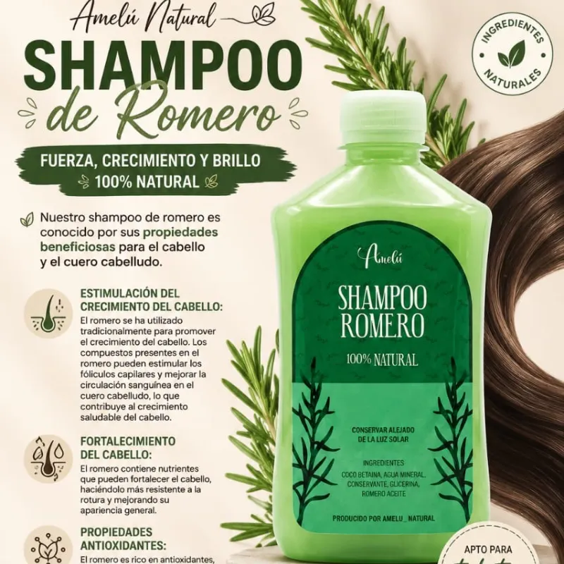 Shampoo de Romero 350ml