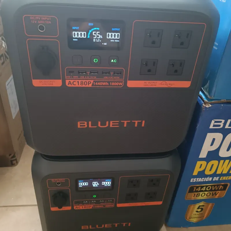 BLUETTI AC180P.  1800W/1440WH