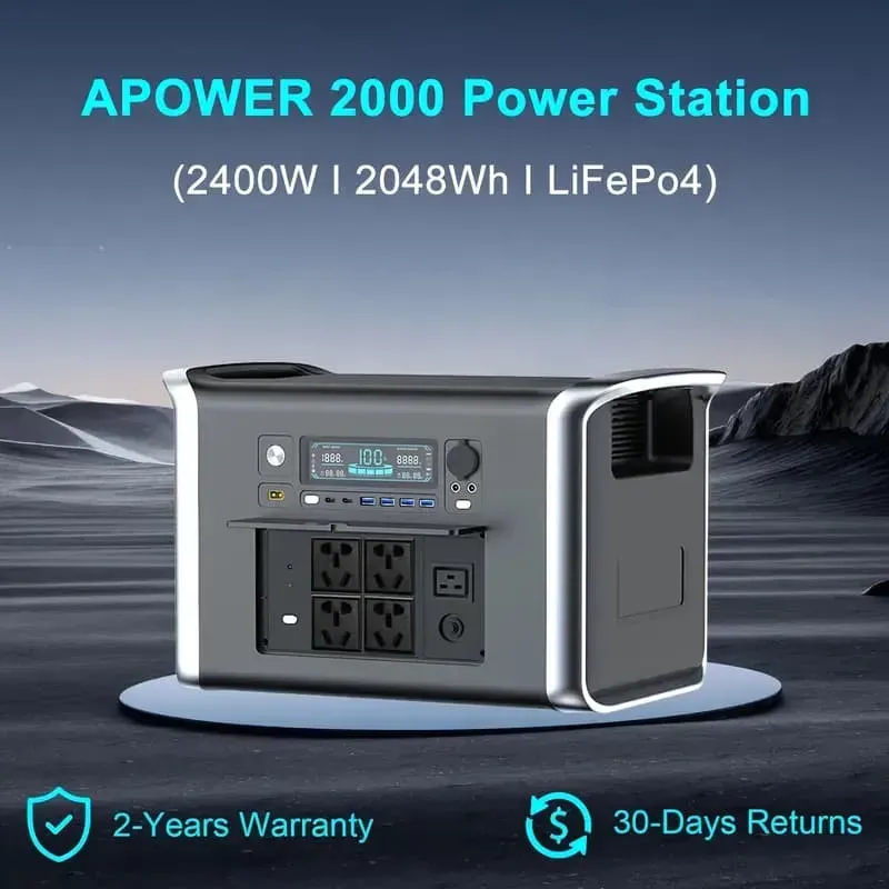 ESTACION ENERGIA AP CTOLITY    2400W/2048WH