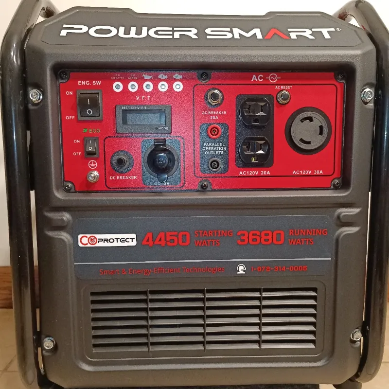 Generador Eléctrico PowerSmart Potencia 4450W/3680W Precio x Unidad 960 USD 