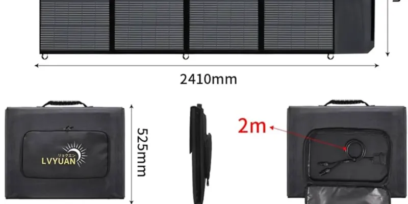 Panel Solar Portátil Lvyuan 400W