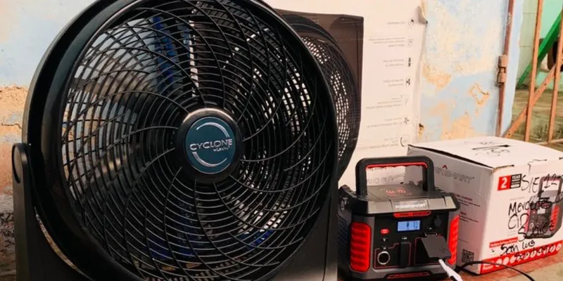 Set Estación 1000W/500W + Ventilador 