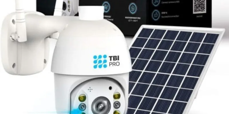 Set  TBI pro Camara Vigilancia con Panel Solar 