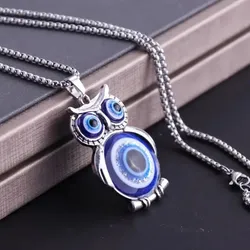 Cadena con dije de Búho Nazar