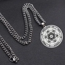 Cadena con colgante del Sello Metatron.