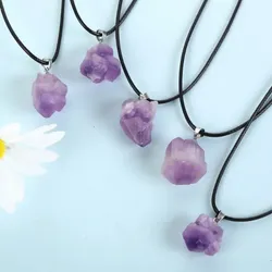 Collar con colgantes de Amatista.