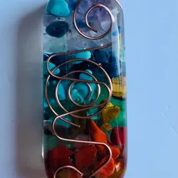 Collar con colgante de los 7 Chakras.