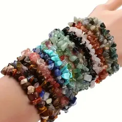 Pulseras de cuarzos irregulares