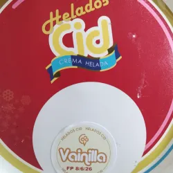 Pote de helado CID