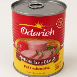 Latas de jamonadilla de cerdo