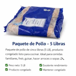 Paquete de Pollo – 5 Libras