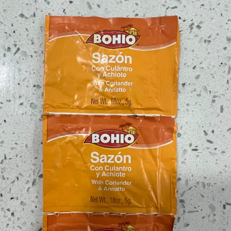 🌿 Sazón Bohío con Culantro y Achiote – 5 g (sobre individual)