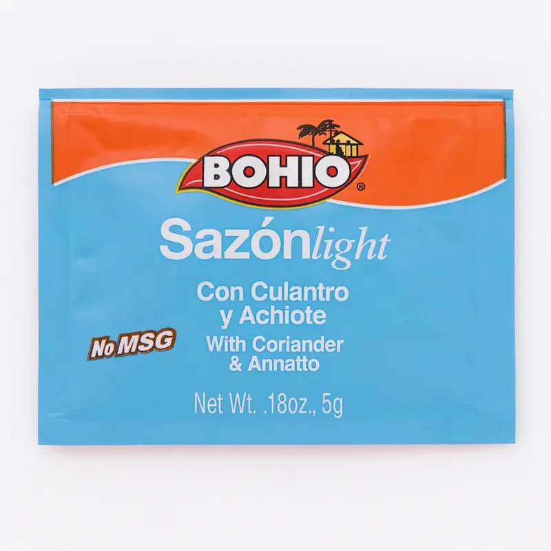 💙 Sazón Bohío Light con Culantro y Achiote – 5 g (sobre individual)