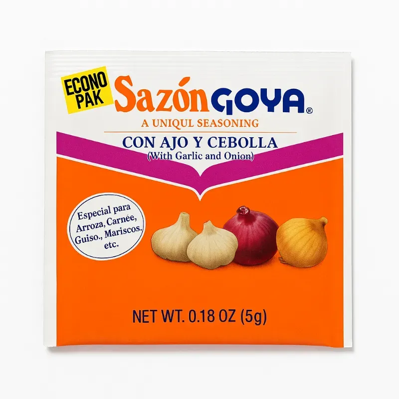 🧄🧅 Sazón Goya con Ajo y Cebolla – Caja 100 g (3.52 oz / Pack de 18 sobres)