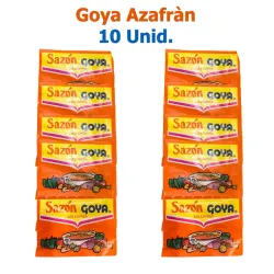 Sazón Goya con Azafrán – Paquete de 10 Unidades