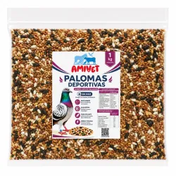 Alimento para palomos deportivos